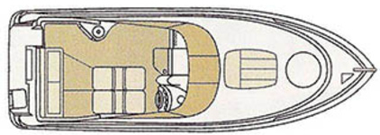 Схема палубы MONTEREY 282 CR